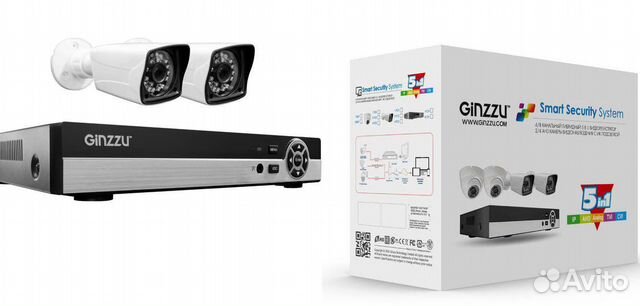 Видеонаблюдение Ginzzu HK-425D