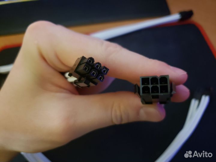 Белые кабели для моддинга PC Power Set