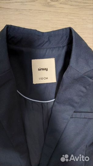 Пиджак на мальчика s'nsay и рубашка 110