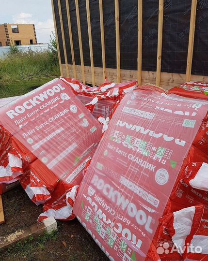 Утеплитель Роквул лайт баттс скандик