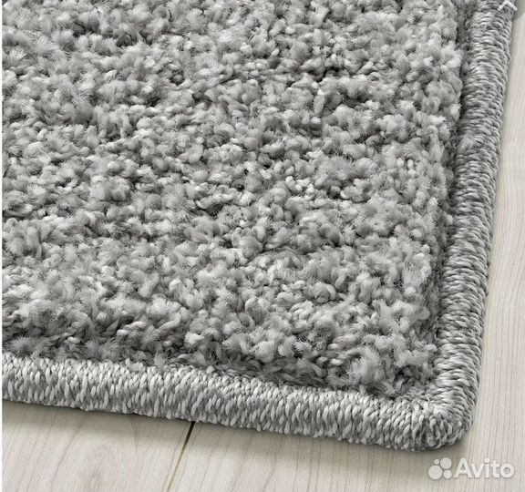 Ковер икеа аллерслев, светло-серый, 2.3 х 1.7 м