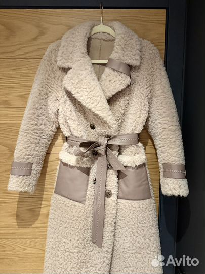 Шуба из 100 % шерсти shinshilla