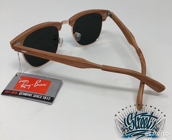 Очки солнцезащитные Ray Ban c синим стеклом новые