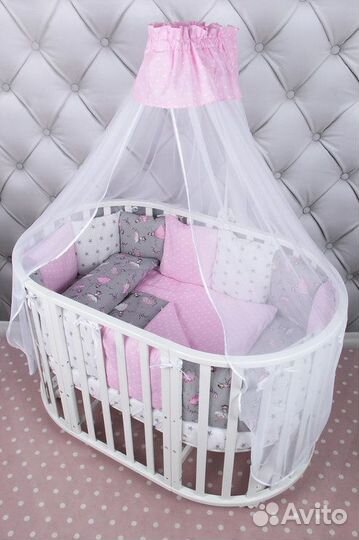 Комплект в кроватку для новорожденных от 0 до 3лет