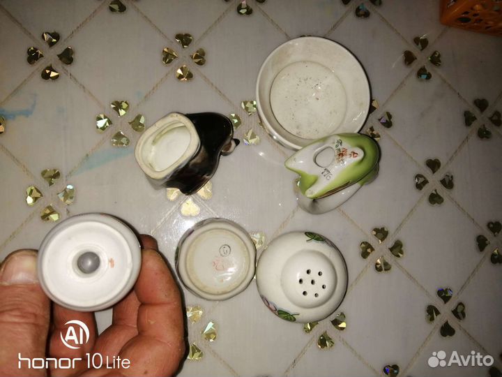 Солонка фарфор, вещи СССР