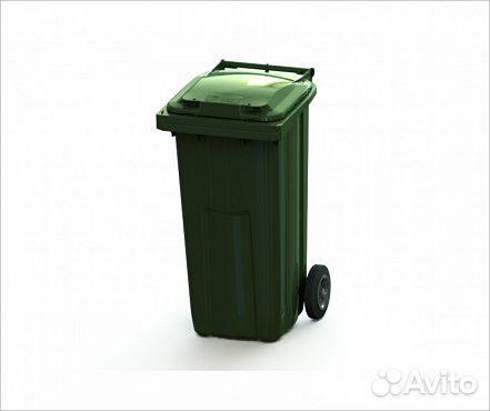 Пластиковый мусорный контейнер 1100 л
