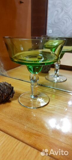 Креманка цветное стекло СССР
