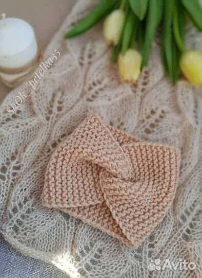 Повязка на голову весна