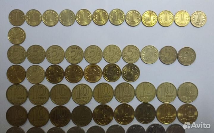 Погодовка монет Казахстана