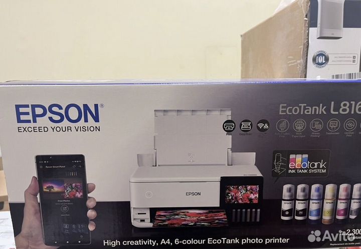Мфу Струйное Epson L8160 (снпч)