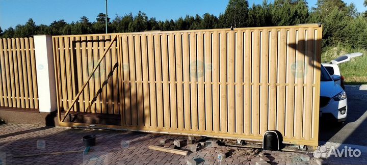 Гаражные автоматические ворота 3000 * 2000 Талица