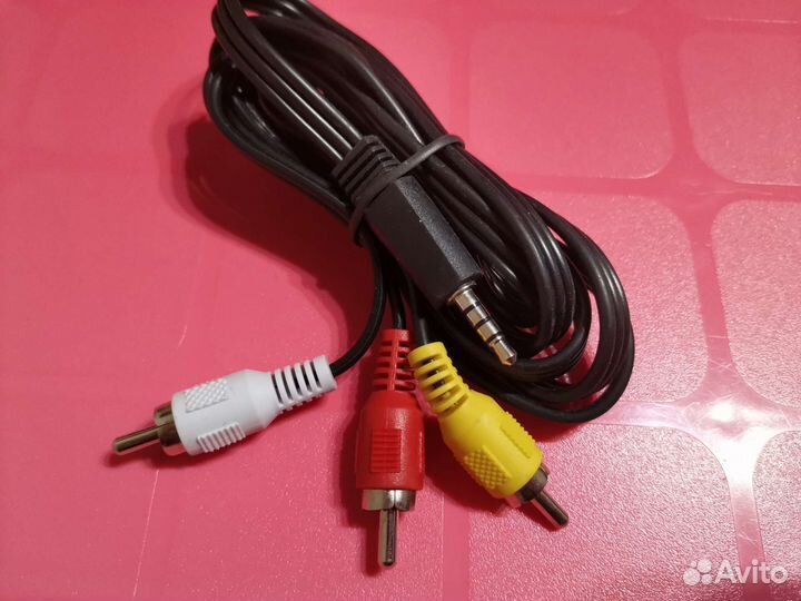 3 RCA кабель, тюльпаны