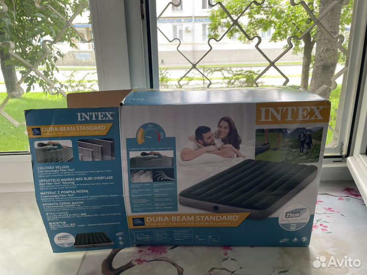Надувной матрас intex