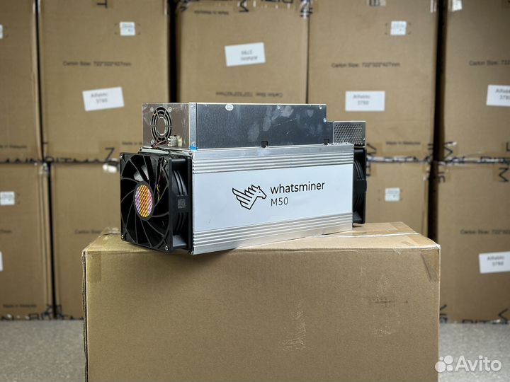 Asic Whatsminer m50 122T Б/У Майнеры В Наличии