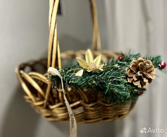 Корзина плетеная