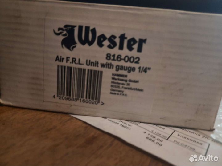 Блок подготовки воздуха Wester 816-002