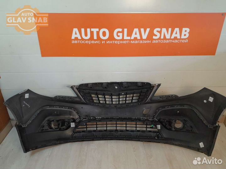 Бампер передний в сборе (под парктроники) Opel Mok