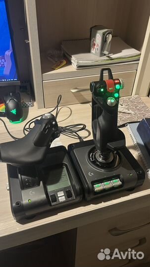 Logitech Saitek x52 pro руд+рус