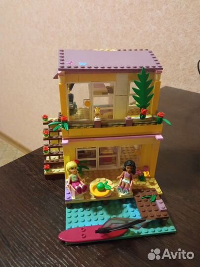 Lego friends школа и пляжный домик