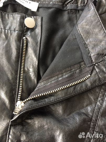 Брюки экокожа