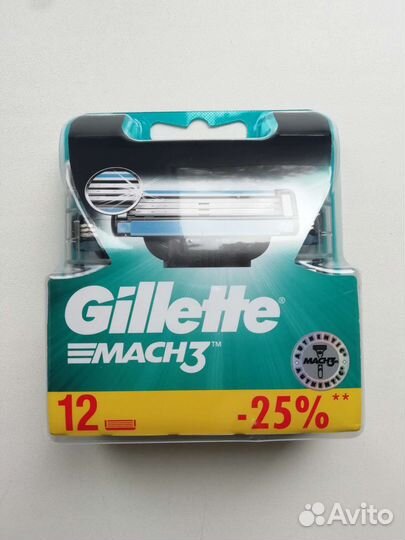 Gillette mach 3 кассеты