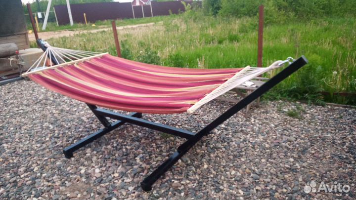 Гамак на каркасе двухместный