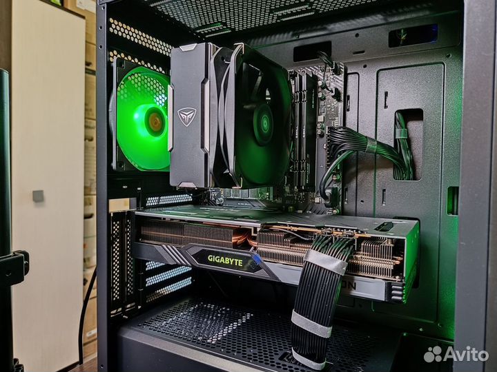 Игровой топ пк Ryzen5 7500F+ RX7700 XT 12Gb+ 32Gb