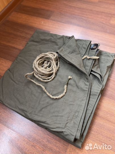 Плащ палатка армейская брезентовая