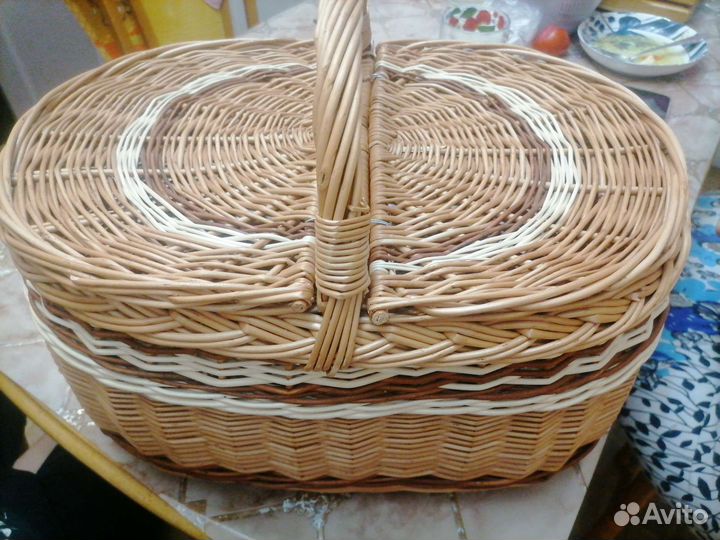 Корзина плетёная в ассортименте