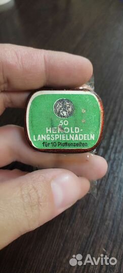 Иглы для патефона грамафона Германия Herold