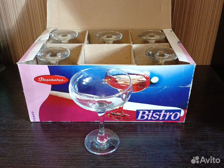 Бокалы 6 штук