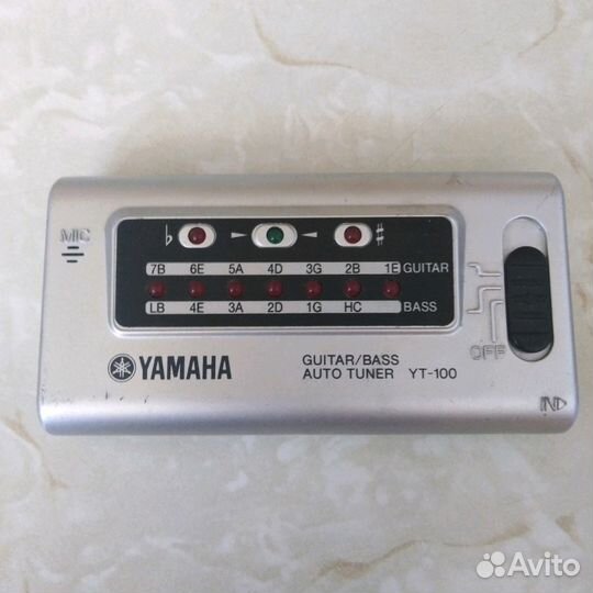 Тюнер для гитар и басов Yamaha yt-100