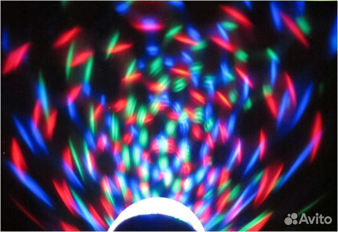 Лампа RGB на светодиодах. Для домашней дискотеки