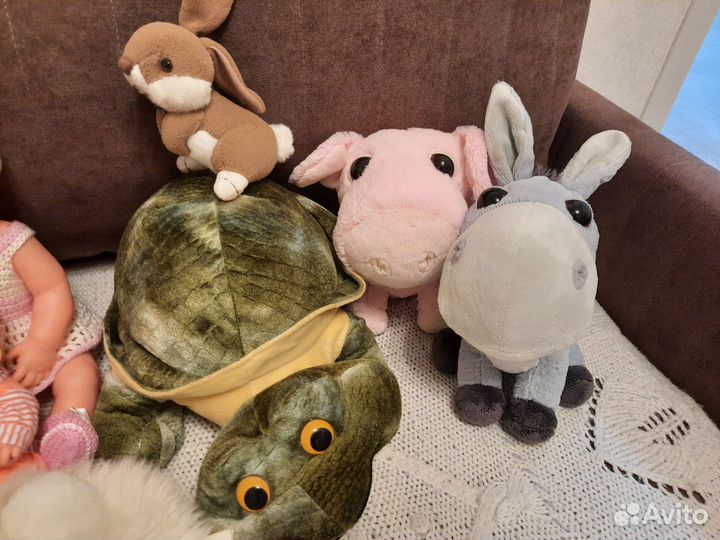 Куклы пупсы, мягкие игрушки пакетом