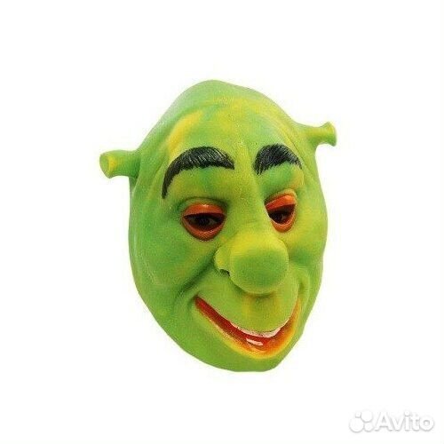 Маска шрек, латекс, размер взрослый