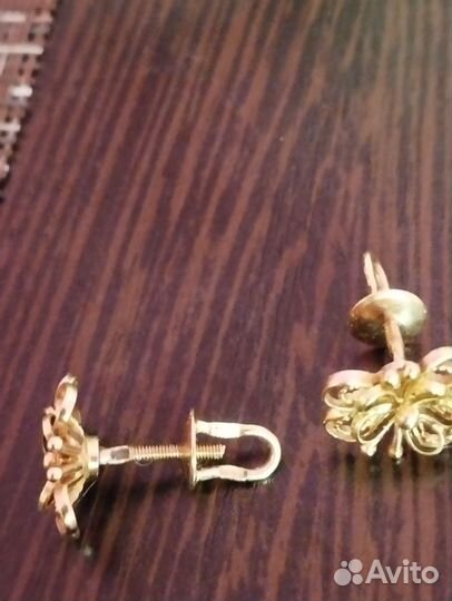 Серьги пусеты СССР 583