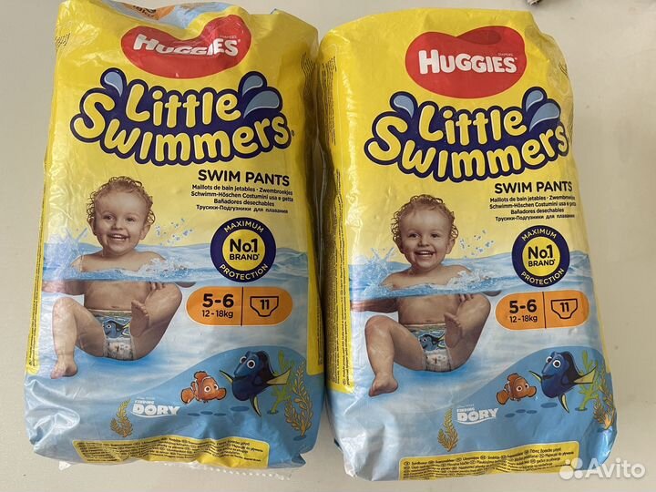 Подгузники для плавания Huggies little swimmers