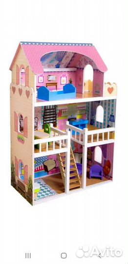 Кукольный домик с мебелью