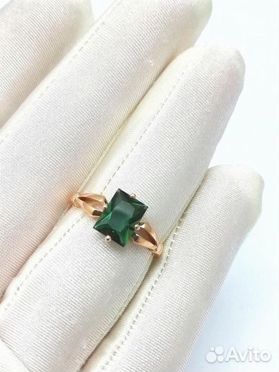 Золотое кольцо из красного золота 585 пробы, встав