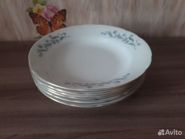 Винтажные фарфоровые тарелки, СССР, Япония