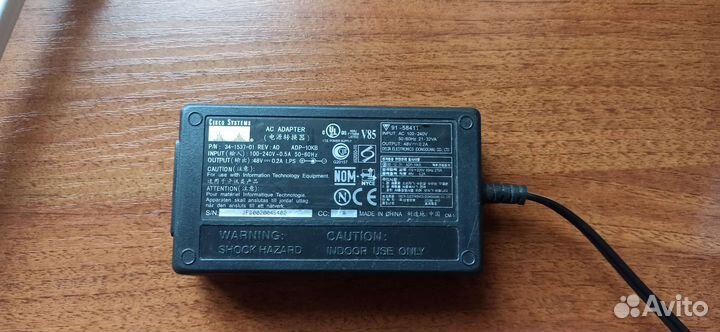 Блоки питания для ip телефонов cisco на 48 вольт