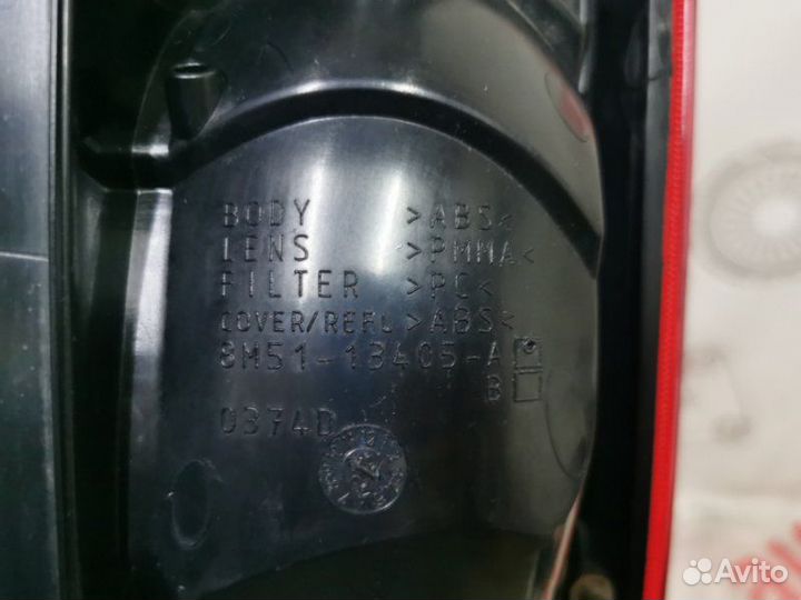 Фонарь задний левый Ford Focus 2 хетчбек 1.8 qqdb