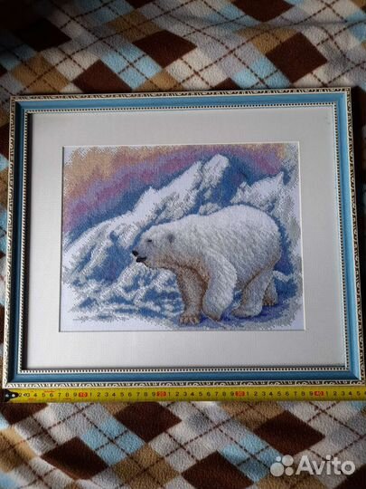 Картина вышивка крестом Медведица