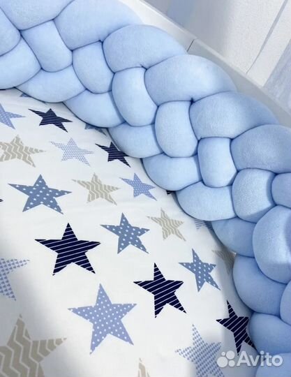 Бортик косичка