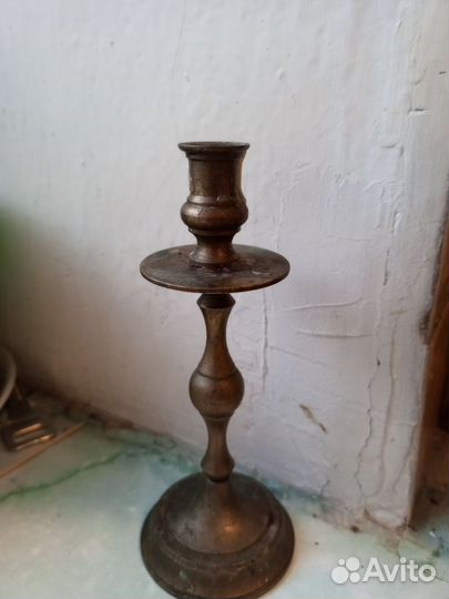 Подсвечник бронза СССР