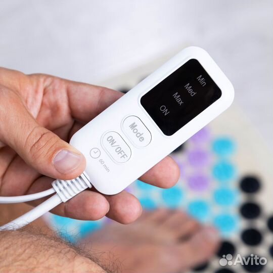 Акупунктурный массажный коврик с подогревом EcoSap