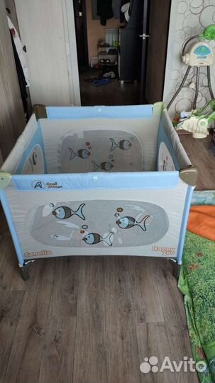 Манеж кровать Capella Jetem Quadro Crab House