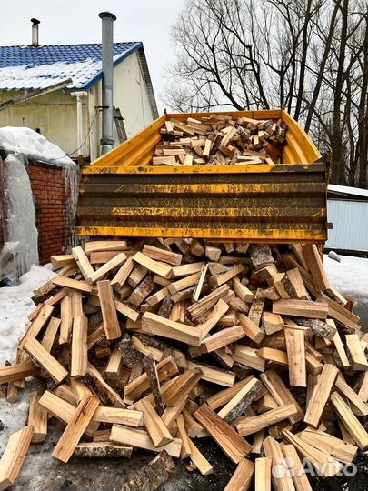 Дрова березовые колотые