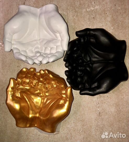 Руки, Ваза для сухоцветов, декор для дома