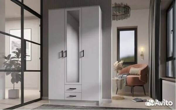 Шкаф Трио белый